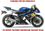 Rockstar Yellow Star for Yamaha YZF R3 2016-2018